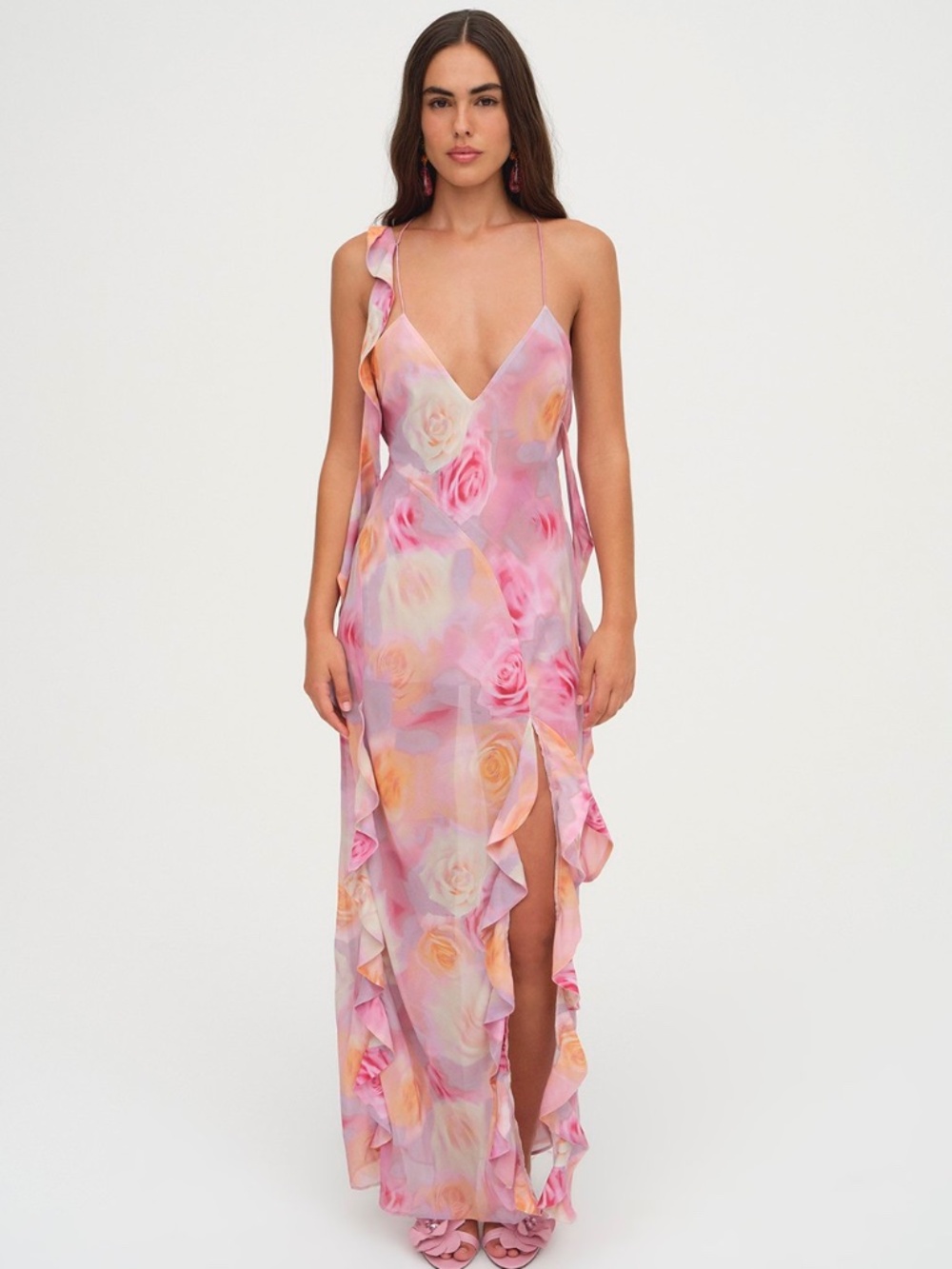 For Love and Lemons Beate Maxi Dress XS